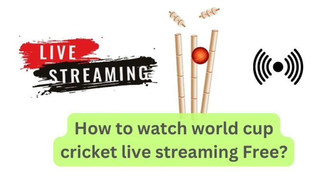 where to watch world cup cricket live free