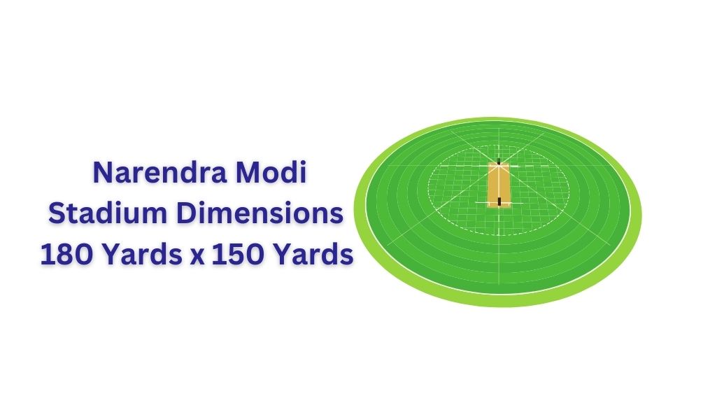 Narendra Modi Stadium Dimension in Yards and Meter