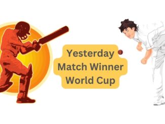 Yesterday Match Winner World Cup 2023 ICC