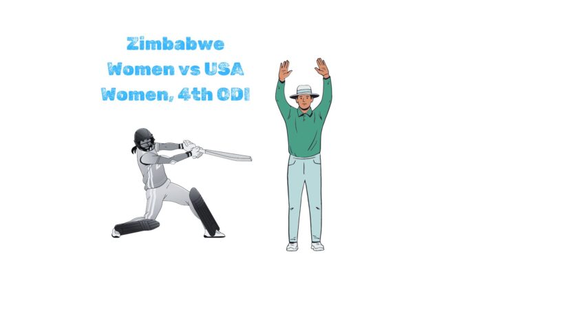 Zimbabwe Women vs USA Women 4th Odi